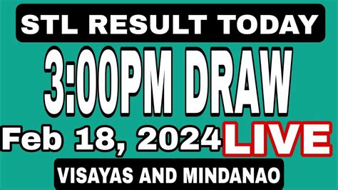 Stl Result Today 3:00 pm draw July 02, 2024 Visayas and .